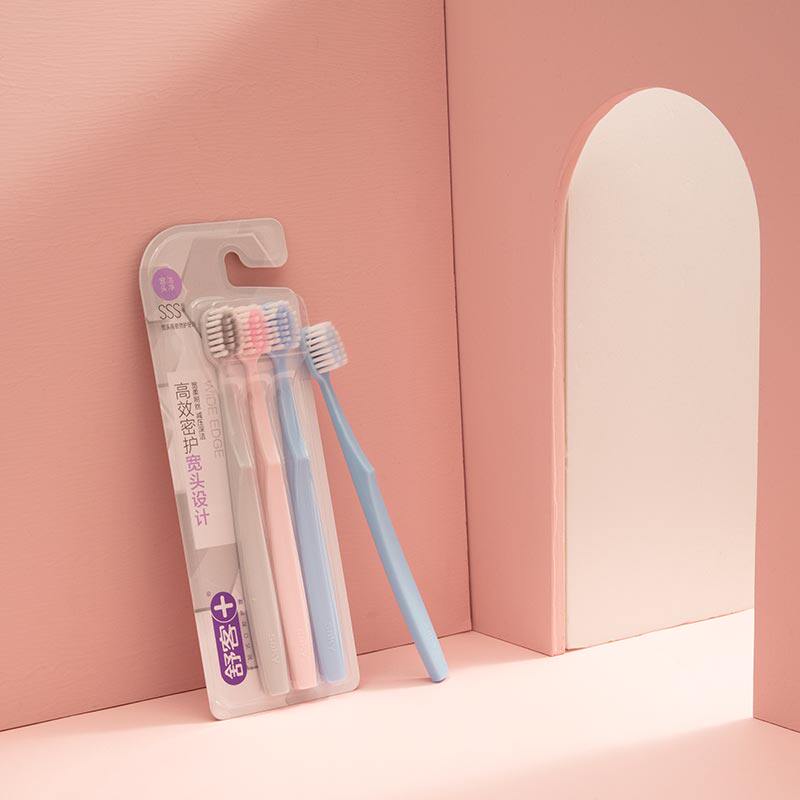 슈크칫솔 부드러운모, 가는모, 넓은모, 임산부 잇몸보호칫솔, 3팩 -