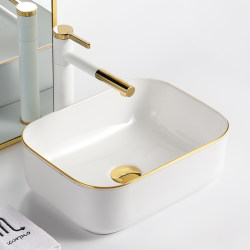 Countertop Basin Square Art Basin Small Apartment Ceramic Wash Basin Simple Home Bathroom Wash Basin Balcony Laundry Basin Countertop Basin Square Art Basin Small Apartment Ceramic Wash Basin Simple Home Bathroom Wash Basin Balcony Laundry Basin