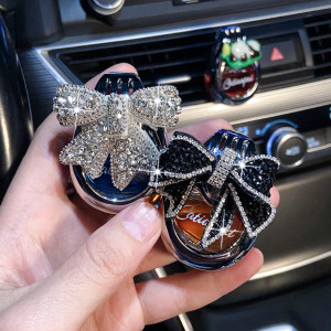 Car aromatherapy car air outlet decoration perfume ornament diamond inlaid cartoon bow girl new car fresh 
Car aromatherapy car air outlet decoration perfume ornament diamond inlaid cartoon bow girl new car fresh