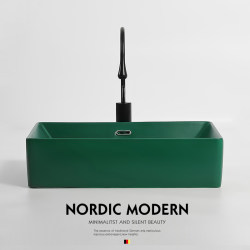 Scandinavian Dark Green Countertop Basin Home Balcony Wash Basin Single Basin Dark Gray Black Matte Ceramic Basin Wash Basin Scandinavian Dark Green Countertop Basin Home Balcony Wash Basin Single Basin Dark Gray Black Matte Ceramic Basin Wash Basin
