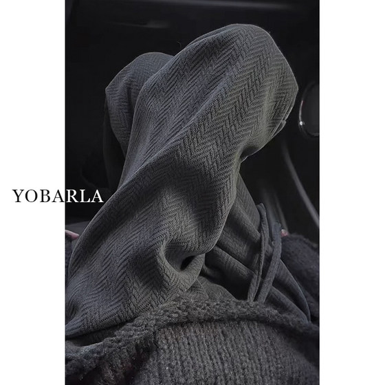 Dark gray textured straight-leg casual pants for women in autumn fat mm large size slim pear-shaped body drape wide-leg pants
Dark gray textured straight-leg casual pants for women in autumn fat mm large size slim pear-shaped body drape wide-leg pants