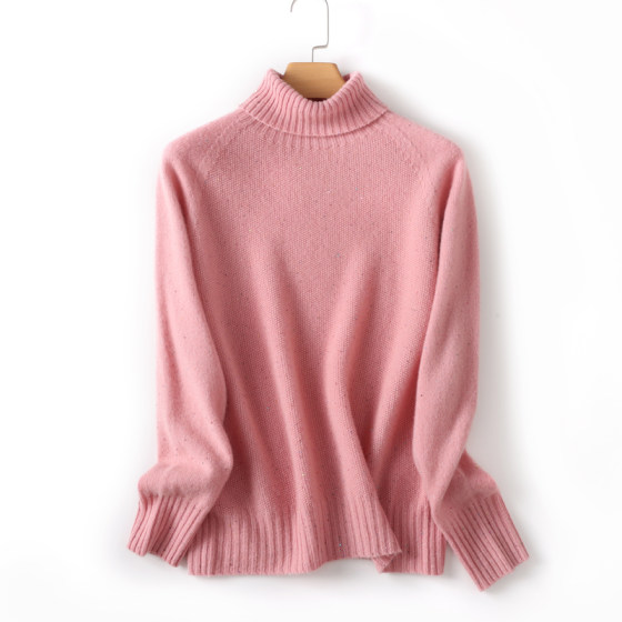 First-line ready-to-wear 100% pure cashmere sweater for women in autumn and winter turtleneck sequins loose pullover sweater knitted sweater base
First-line ready-to-wear 100% pure cashmere sweater for women in autumn and winter turtleneck sequins loose pullover sweater knitted sweater base