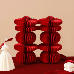 Wedding Decorations with Three-Dimensional Honeycomb Double Happiness Character, Wedding Room Desktop Entrance Festive Arrangement, Complete Set of Wedding Supplies Wedding Decorations with Three-Dimensional Honeycomb Double Happiness Character, Wedding Room Desktop Entrance Festive Arrangement, Complete Set of Wedding Supplies