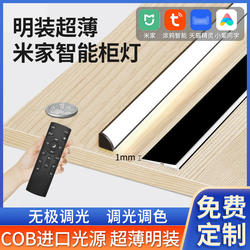 Smart Surface-Mounted Light Strip, No Slotting Required, Cob, for Sideboards, Cabinets, Wine Cabinets, Wardrobes, Human Body Sensor Linear Light, Shelf Light Smart Surface-Mounted Light Strip, No Slotting Required, Cob, for Sideboards, Cabinets, Wine Cabinets, Wardrobes, Human Body Sensor Linear Light, Shelf Light