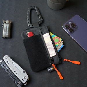 DOOMGEAR zip pouch pro thin coin wallet ZPP card wallet key bag men's xpac function DOOMGEAR zip pouch pro thin coin wallet ZPP card wallet key bag men's xpac function