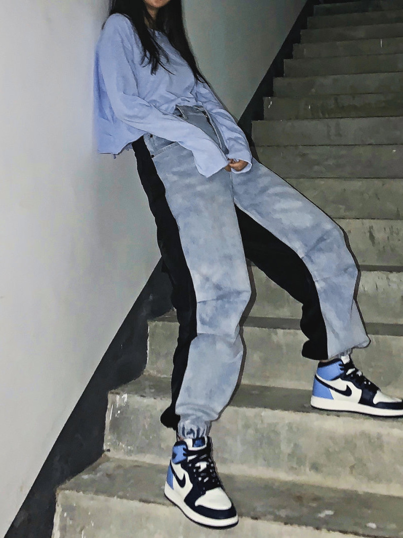AJ1 黑白红小芝加哥中帮篮球鞋 AJ1 黑白红小芝加哥中帮篮球鞋