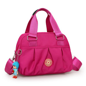 The new Korean version of the canvas ladies shoulder hand -shoulder babes nylon Oxford cloth bag casual large -capacity mothers bag The new Korean version of the canvas ladies shoulder hand -shoulder babes nylon Oxford cloth bag casual large -capacity mothers bag
