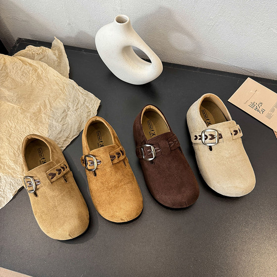 Thick sole inner height-enhanced full-cover Birken shoes for women 2025 autumn new one-foot women's shoes Boken single shoes loafers
Thick sole inner height-enhanced full-cover Birken shoes for women 2025 autumn new one-foot women's shoes Boken single shoes loafers