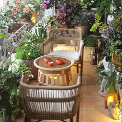 Balcony Small Table and Chairs for Reading and Drinking Tea, Leisure Small Coffee Table Set, Small Table for Courtyard Garden, New Chinese Style Outdoor Coffee Table Balcony Small Table and Chairs for Reading and Drinking Tea, Leisure Small Coffee Table Set, Small Table for Courtyard Garden, New Chinese Style Outdoor Coffee Table