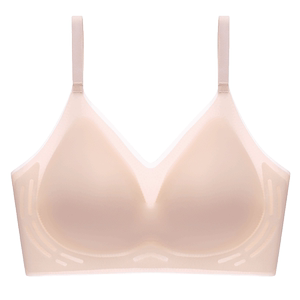 Langsha Seamless Underwear Women's Thin Summer Cooling Big Breast Revealing Small Gathering Anti-sagging Beautiful Back Bra Ultra Thin and Lightweight 
Langsha Seamless Underwear Women's Thin Summer Cooling Big Breast Revealing Small Gathering Anti-sagging Beautiful Back Bra Ultra Thin and Lightweight