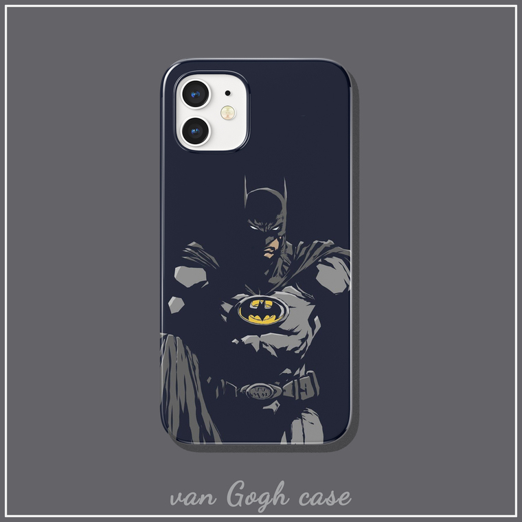 Batman Illustration New 15, 14, 13, 12, 11 iPhone Case