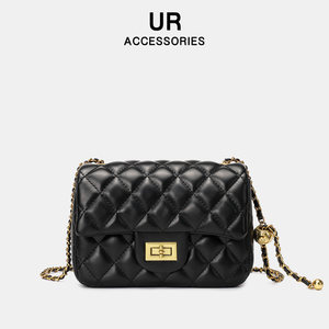 UR small fragrant style rhombus bag 2025 new women's crossbody bag texture versatile one-shoulder square fat man's bag 
UR small fragrant style rhombus bag 2025 new women's crossbody bag texture versatile one-shoulder square fat man's bag