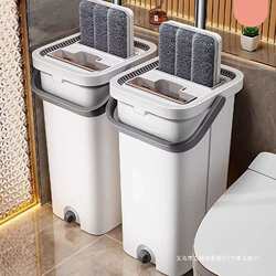 2024 new hand-washable flat mop for home use, large mop mop bucket mop mop for lazy people 2024 new hand-washable flat mop for home use, large mop mop bucket mop mop for lazy people