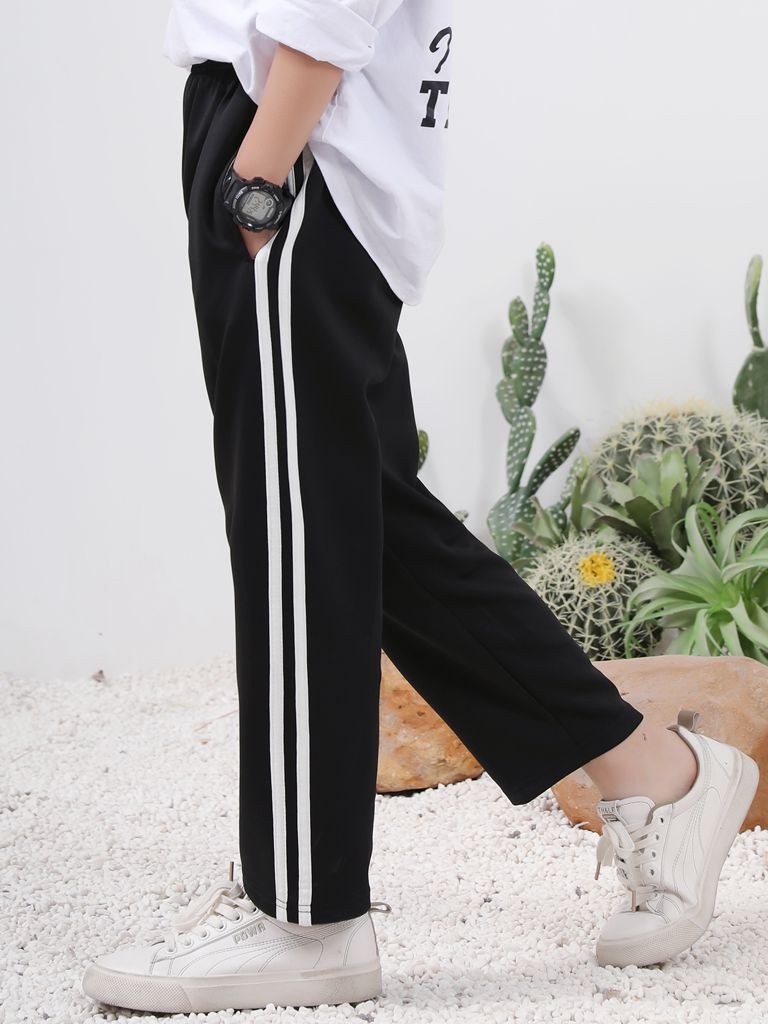 Pantalon d'école Qingzhen Pantalon de survêtement sportif à deux