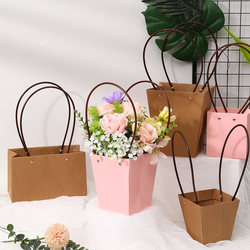 Valentine's Day Bouquet Packaging Flower Tote Bag Bouquet Floral Art DIY Waterproof Multi-Flower Box Paper Bag Packaging Bag Valentine's Day Bouquet Packaging Flower Tote Bag Bouquet Floral Art DIY Waterproof Multi-Flower Box Paper Bag Packaging Bag