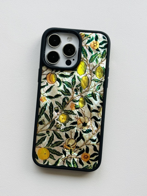 Ssself For Girls Yellow Orange Tree High Quality Premium 15, 14, 13, 12, 11 iPhone Case