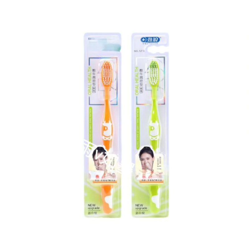 JINLANG 칫솔 123 쿨 소 고밀도 강모 5개 성인용 부드러운 강모 칫솔 구강 청소 치아 사이 깊은 청소 -