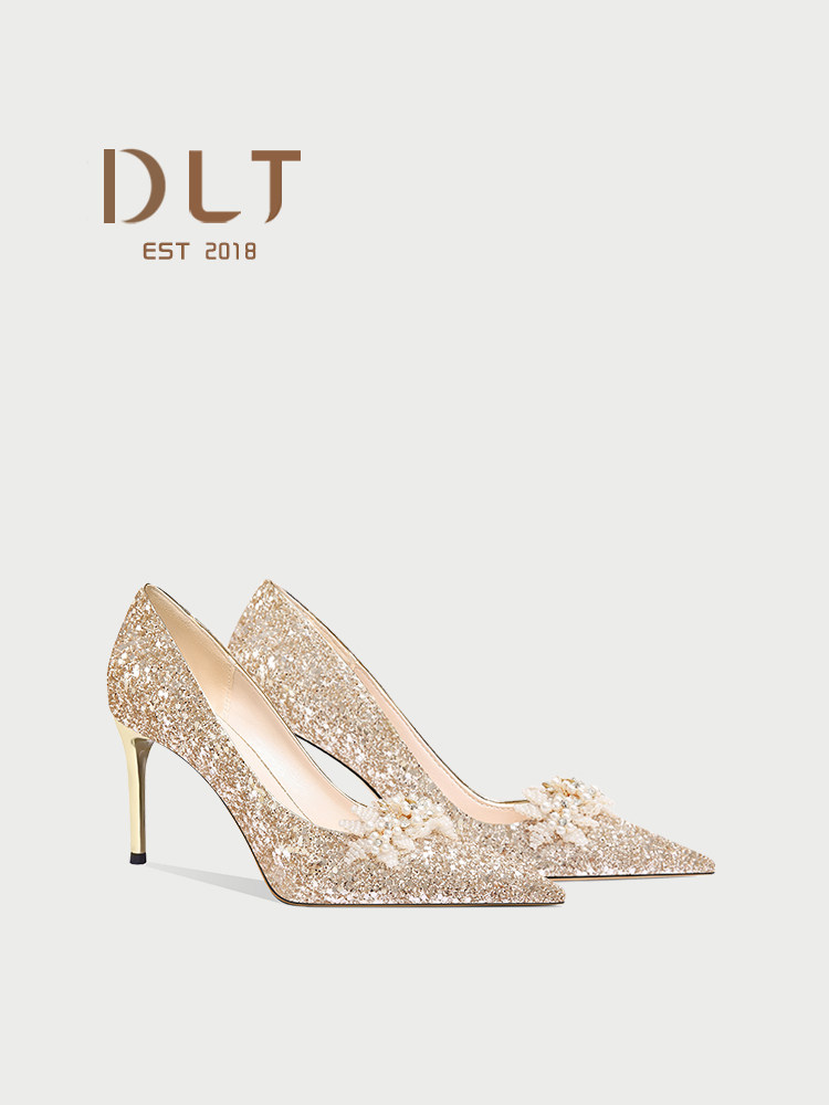 Kasut Pengantin Di Lianting untuk Pengantin Perempuan Tumit