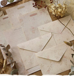 Retro Flowers and Letters Broken Flower Series Letter Letter Paper Set Sealing Sticker Thickened Artistic Letterhead Love Letter Confession Retro Flowers and Letters Broken Flower Series Letter Letter Paper Set Sealing Sticker Thickened Artistic Letterhead Love Letter Confession