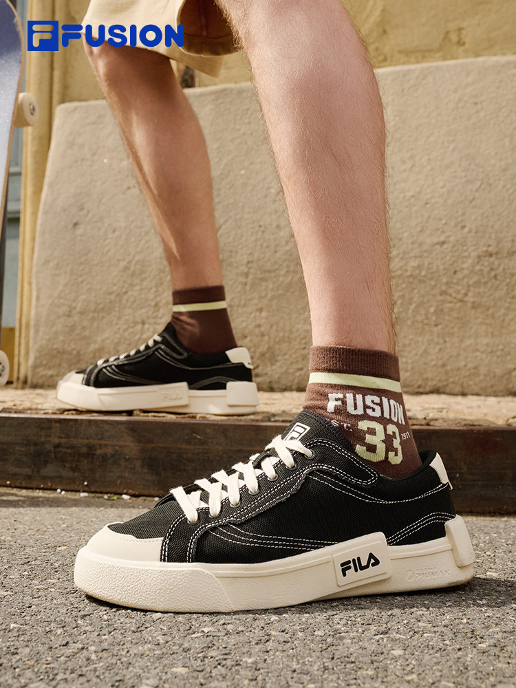 Fila Fusion Pop Canvas Shoes Unisex Low-Top Sneakers