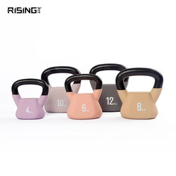Ruisi Macaron-Colored Plastic-Coated Kettlebell Fitness Dumbbell for Men and Women, Hip Lift, Arm Training, Squat Strength Training Equipment Ruisi Macaron-Colored Plastic-Coated Kettlebell Fitness Dumbbell for Men and Women, Hip Lift, Arm Training, Squat Strength Training Equipment