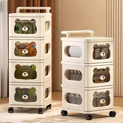 German Snack Storage Rack Trolley Storage Rack Household Multi-Layer Baby Toy Miscellaneous Storage Cabinet German Snack Storage Rack Trolley Storage Rack Household Multi-Layer Baby Toy Miscellaneous Storage Cabinet