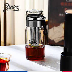 Bincoo Glass Coffee Cold Brew Cup Portable Fruit Tea Cold Brew Bottle Large Capacity with Filter Cold Brew Pot Bincoo Glass Coffee Cold Brew Cup Portable Fruit Tea Cold Brew Bottle Large Capacity with Filter Cold Brew Pot