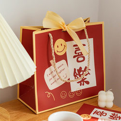 Valentine's Day Fresh and Simple Gift Bag, High-Quality Paper Tote Bag, Stylish ins Style Birthday Packaging Bag, Gift Bag, Souvenir Bag Valentine's Day Fresh and Simple Gift Bag, High-Quality Paper Tote Bag, Stylish ins Style Birthday Packaging Bag, Gift Bag, Souvenir Bag