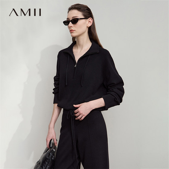 Amii2025 autumn new commuter style solid color turtleneck zipper pullover long sleeve ragdolls sleeve sweater for women
Amii2025 autumn new commuter style solid color turtleneck zipper pullover long sleeve ragdolls sleeve sweater for women