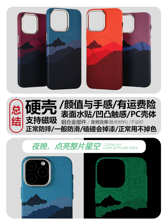 MooStudio Embossed Magnetic MagSafe The North Face Style 15, 14 iPhone Case