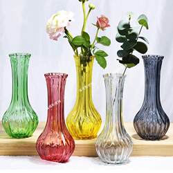 Glass Vase Nordic Style Green Plant Fresh Flowers Silver Willow Snow Willow Lucky Bamboo Vase Colorful Desktop Decoration Ornament Glass Vase Nordic Style Green Plant Fresh Flowers Silver Willow Snow Willow Lucky Bamboo Vase Colorful Desktop Decoration Ornament