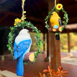 Cute Animal Simulation Bird Garden Balcony Wall Hanging Kindergarten Outdoor Tree Swing Flower Stand Decoration Landscaping Ornament Cute Animal Simulation Bird Garden Balcony Wall Hanging Kindergarten Outdoor Tree Swing Flower Stand Decoration Landscaping Ornament