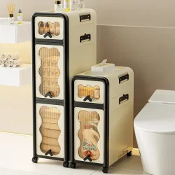 Bathroom drawer type narrow slit storage cabinet bathroom toilet Bathroom drawer type narrow slit storage cabinet bathroom toilet