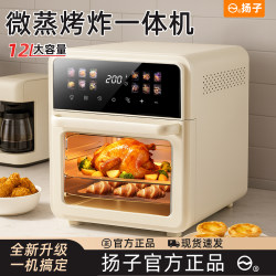 Yangzi Air Fryer Oven Microwave All-In-One Machine for Home Use, Multifunctional, Visual, No-Turning, Steaming, Electric Baking, New Model Yangzi Air Fryer Oven Microwave All-In-One Machine for Home Use, Multifunctional, Visual, No-Turning, Steaming, Electric Baking, New Model
