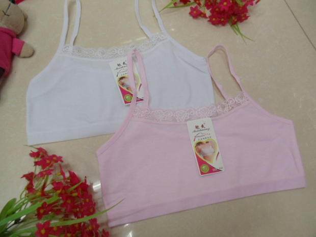 全棉儿童文胸 大女童小背心 少女吊带抹胸 护胸内衣 发育期文胸衣