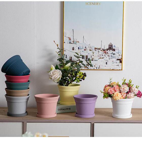 Ceramic Morandi Solid Color Flower Pot Wide-side Vertical Stripe Clay Pot Nordic Style Green Plant Flowers Succulent Gallon Pot Plant
Ceramic Morandi Solid Color Flower Pot Wide-side Vertical Stripe Clay Pot Nordic Style Green Plant Flowers Succulent Gallon Pot Plant