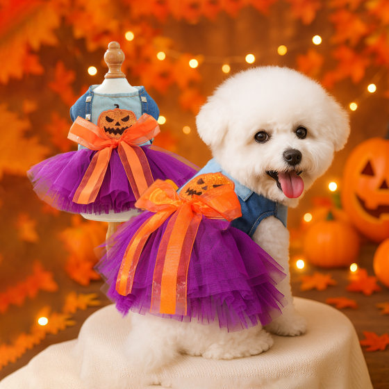 25 years of dog Halloween clothes, tutu skirt, pumpkin skirt, Christmas gauze clothes, cat wedding dress, pet princess skirt 
25 years of dog Halloween clothes, tutu skirt, pumpkin skirt, Christmas gauze clothes, cat wedding dress, pet princess skirt
