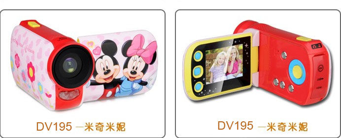 видеокамера Отправить часыДисней/Disney dv195 Минни Маус дети Микки Минни камеры HD камера 
