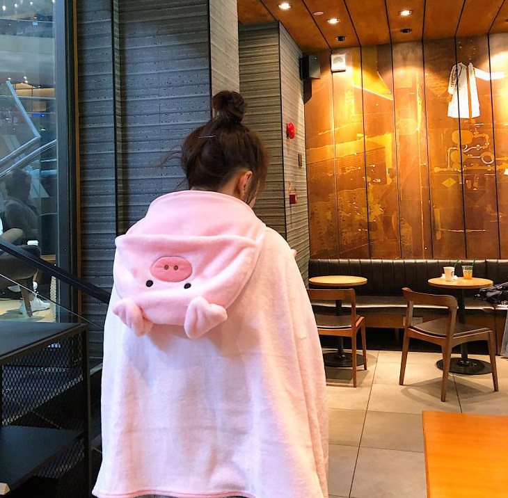 Manta De Cerdo Para Regalo, Manta De Franela Polar De 40 X 50 Pulgadas, Suave Para Niñas, Niños Y Adultos, Ligera, Cómoda, Cálida Manta Temática De Cerdos Para Cama O Sofá