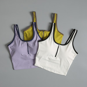 High-intensity sports underwear for women yoga suit vest integrated shock-proof gathering running outside wearing beautiful back fitness bra 
High-intensity sports underwear for women yoga suit vest integrated shock-proof gathering running outside wearing beautiful back fitness bra