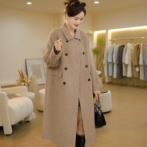 9010 Fashion versatile wool long double-sided Korean version autumn and winter 9010 Fashion versatile wool long double-sided Korean version autumn and winter