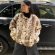 DEAR.XI leopard print closed eyes 2025 autumn and winter versatile warm temperament fur jacket 2350# 
DEAR.XI leopard print closed eyes 2025 autumn and winter versatile warm temperament fur jacket 2350#