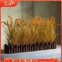 Artificial Green Plants, Rice, Wheat Ears, Flower Arrangements, Fake Flowers, Dried Flowers, Plastic Flowers, Outdoor and Indoor Decorations, Landscaping Decoration Artificial Green Plants, Rice, Wheat Ears, Flower Arrangements, Fake Flowers, Dried Flowers, Plastic Flowers, Outdoor and Indoor Decorations, Landscaping Decoration