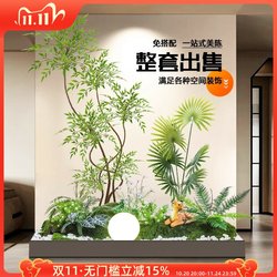 Simulated Green Plant Combination Landscaping Stairs Shopping Mall Tropical Fake Plants Landscape Fake Trees Indoor Potted Decorative Ornaments Simulated Green Plant Combination Landscaping Stairs Shopping Mall Tropical Fake Plants Landscape Fake Trees Indoor Potted Decorative Ornaments