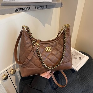 High-end niche bag for women 2025 new trendy and versatile women's shoulder crossbody bag rhombus chain bag armpit bag 
High-end niche bag for women 2025 new trendy and versatile women's shoulder crossbody bag rhombus chain bag armpit bag