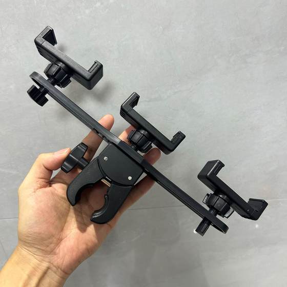 Live mobile phone stand multi-camera three-camera mobile phone clip accessories clip round tube fixer clip expansion clip special
Live mobile phone stand multi-camera three-camera mobile phone clip accessories clip round tube fixer clip expansion clip special