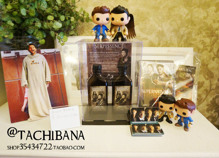 Игрушка-аниме funko pop!邪恶力量 天使castiel限定公仔 dean公仔 玩具 手办