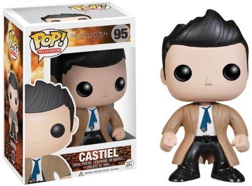 Игрушка-аниме funko pop!邪恶力量 天使castiel限定公仔 dean公仔 玩具 手办