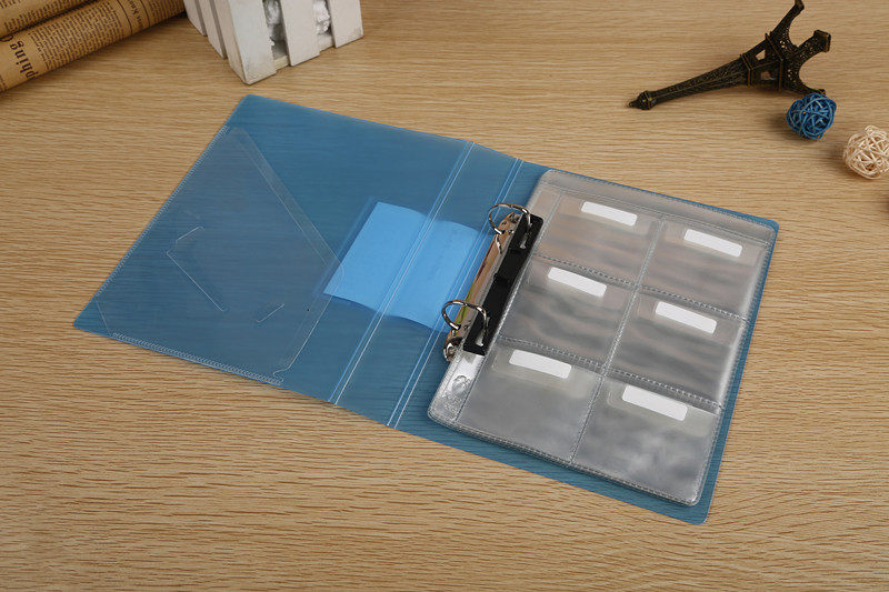 Альбом для нумезматики 古币钱币收藏册硬币纪念币空册本子 6格5页装ｔａｇ徽章收纳周边