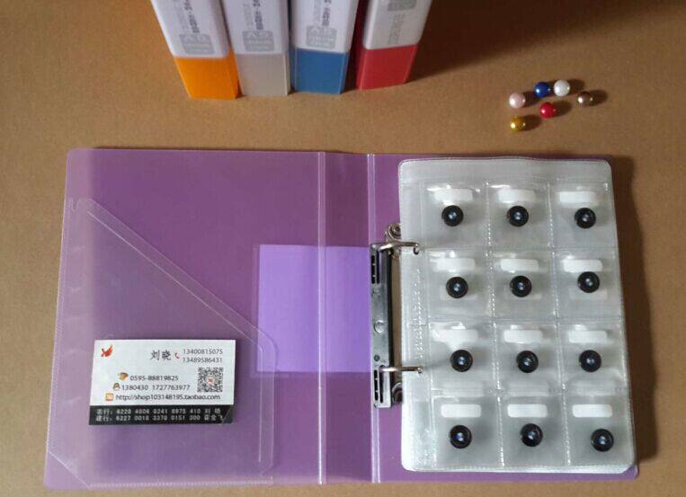 Альбом для нумезматики 古币钱币收藏册硬币纪念币空册本子 6格5页装ｔａｇ徽章收纳周边